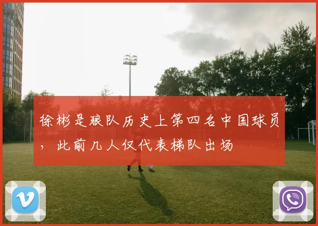 徐彬是狼队历史上第四名中国球员，此前几人仅代表梯队出场